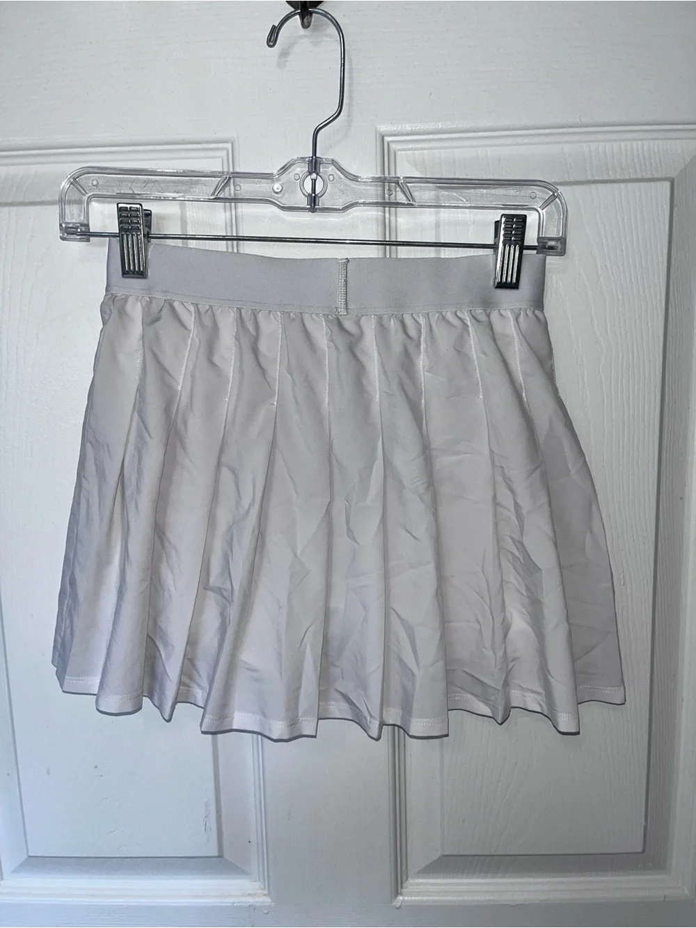 ALO Yoga White Pleated Skater Skirt Size XS